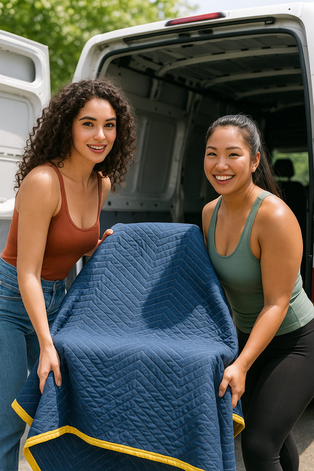 Quilted Moving Blanket 72" x 40" - 2 Pack