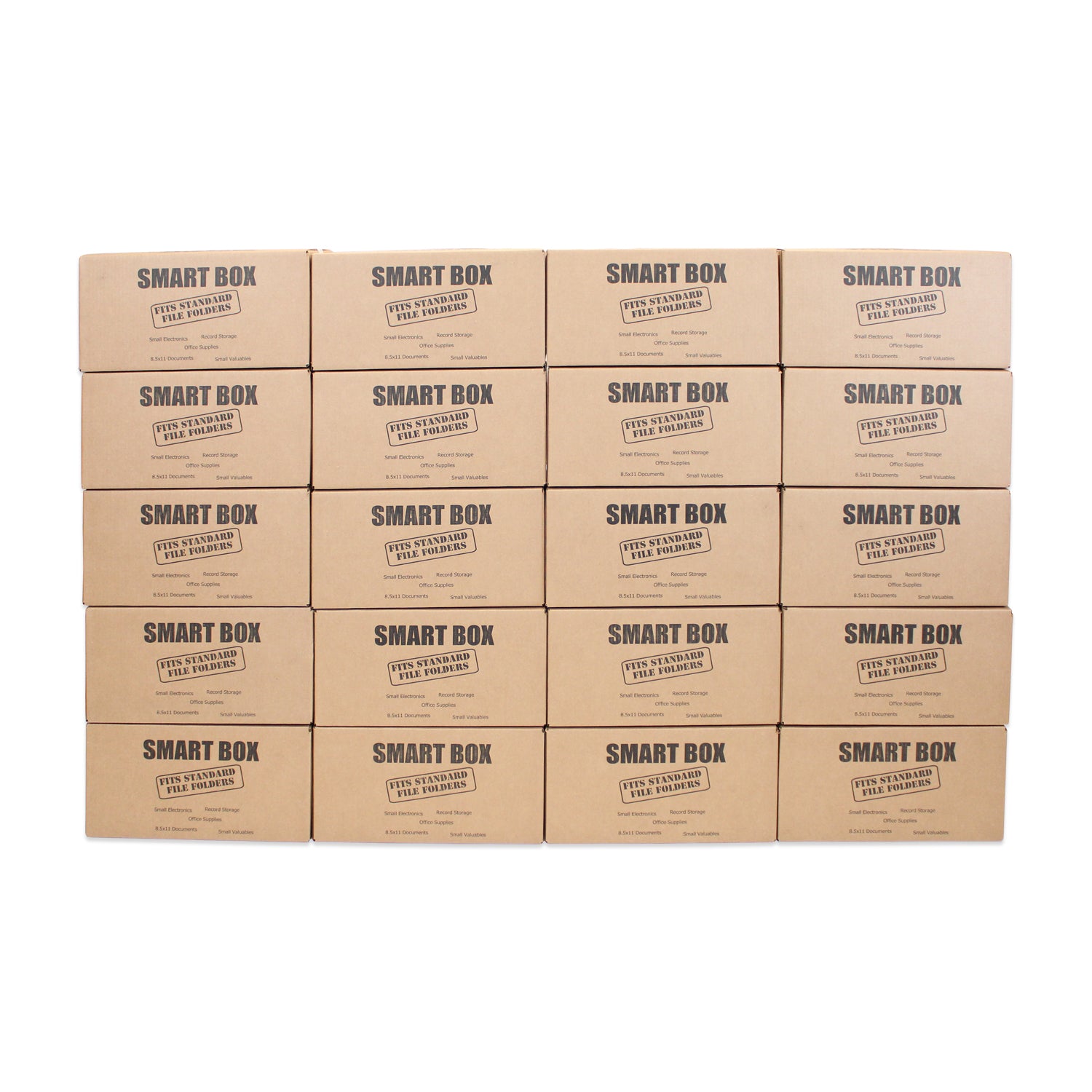 File Storage Boxes (1.1 Cubic Feet) - 20 Boxes/Bundle