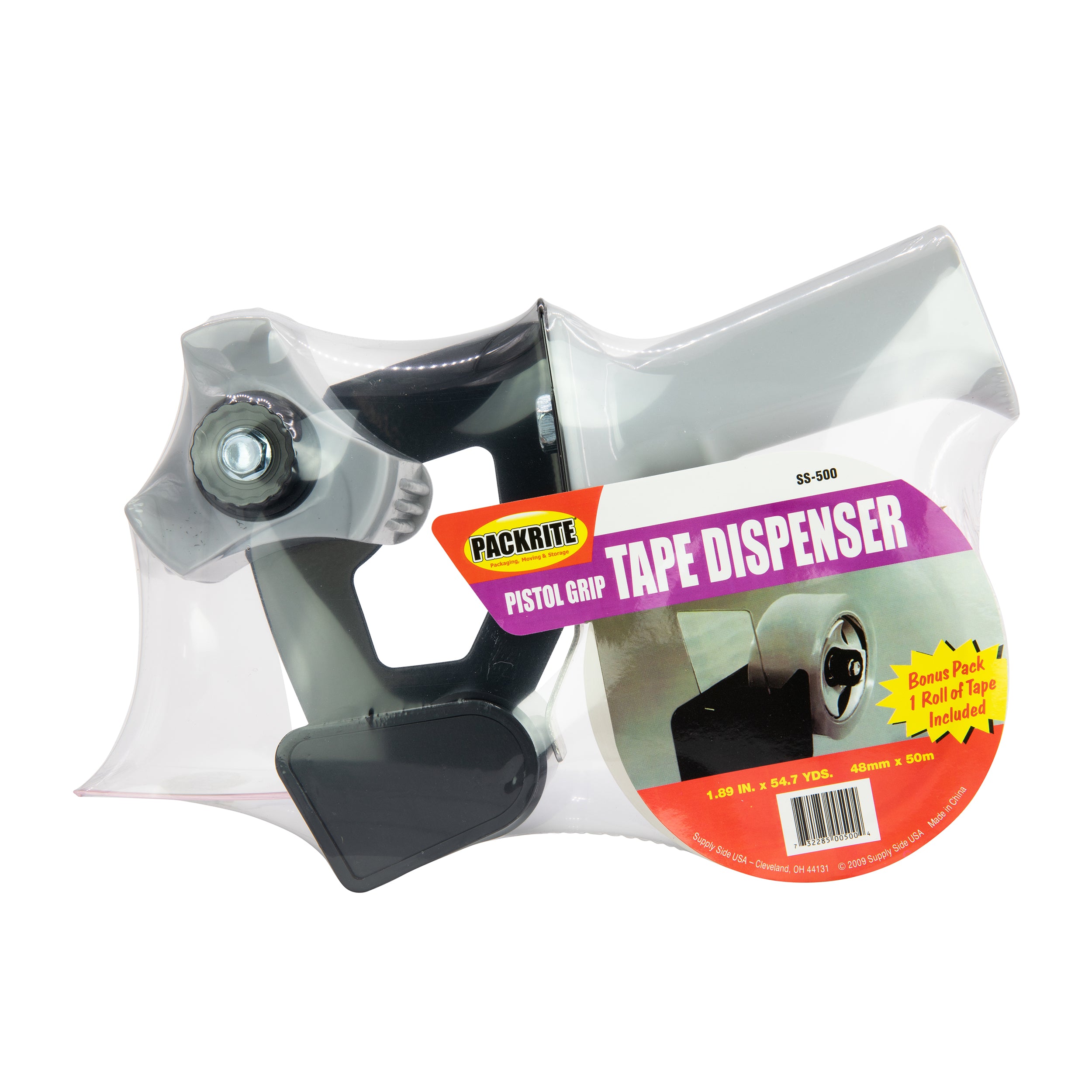 Tape Gun (with Bonus Roll of 2" x 55 Yard Clear Tape)