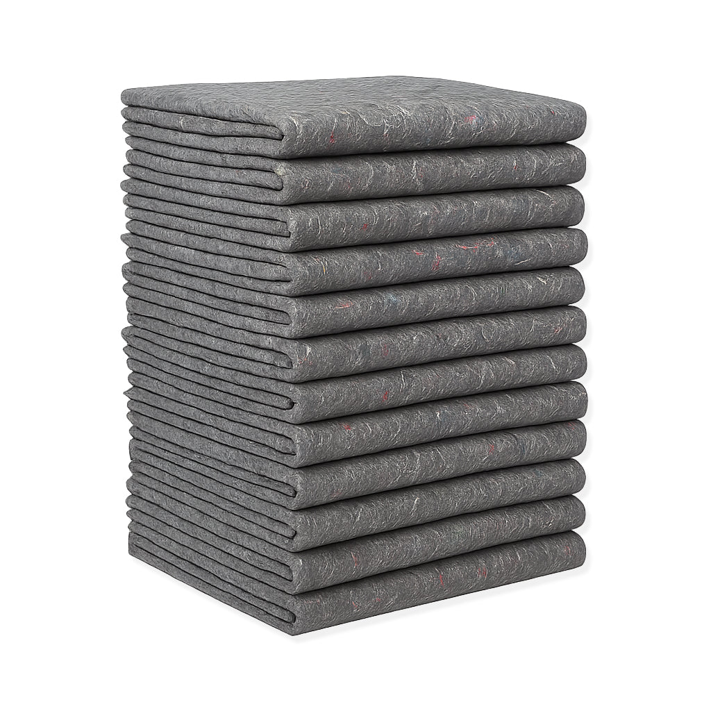 Moving Blankets Furniture Pads 72" x 54" - Case of 12 Blankets