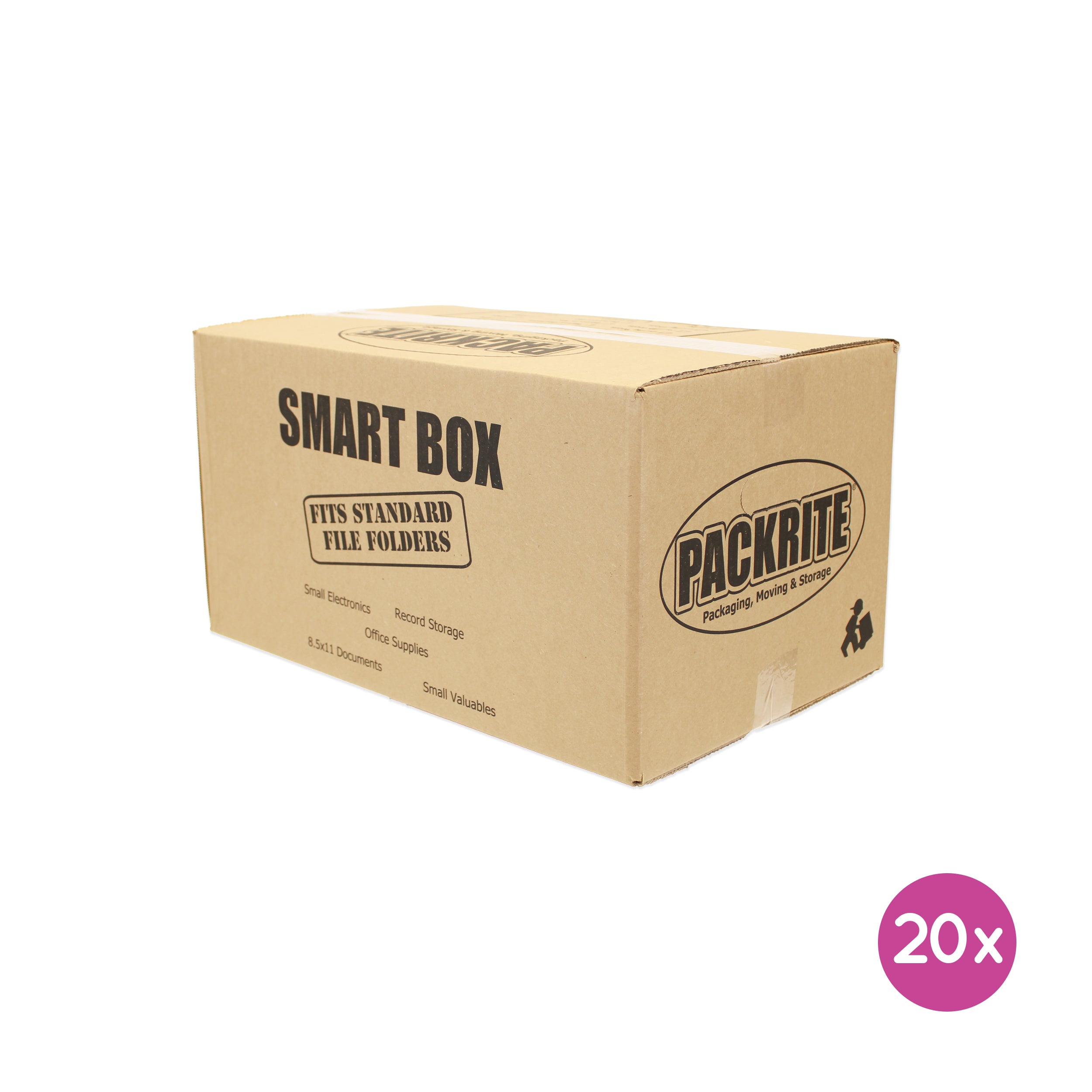 File Storage Boxes (1.1 Cubic Feet) - 20 Boxes/Bundle