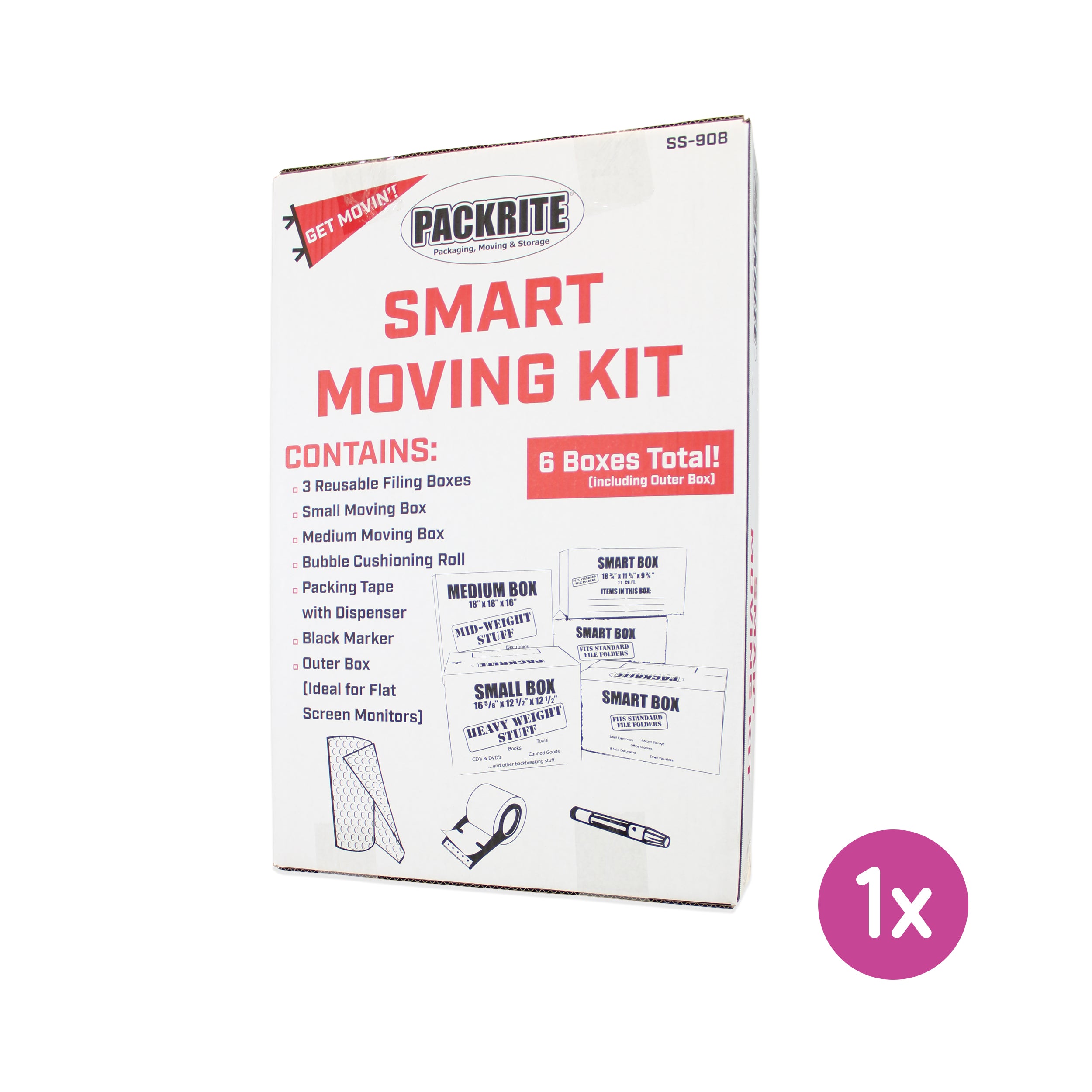 Smart Move Tape Four Bedroom Kit